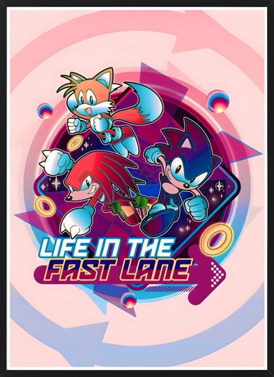 Sonic the Hedgehog Digital Download Poster Bundle for bedroom decor, party decor, game room decor