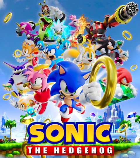 Sonic the Hedgehog Poster for bedroom decor, party decor, game room decor