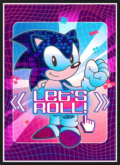Sonic the Hedgehog Digital Download Poster Bundle for bedroom decor, party decor, game room decor