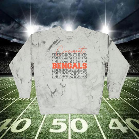 Bengals Unisex Color Blast Crewneck Sweatshirt