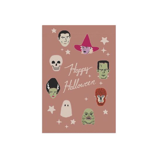 Halloween Garden Flag, Fall Garden Flag