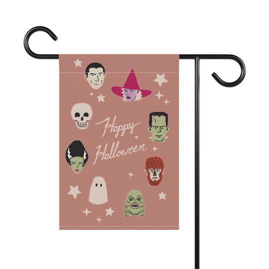 Halloween Garden Flag, Fall Garden Flag