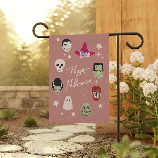 Halloween Garden Flag, Fall Garden Flag