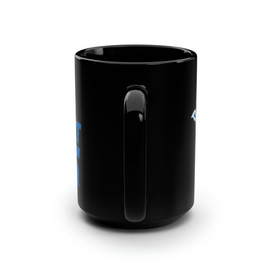 Detroit Lions Black Mug, 15oz
