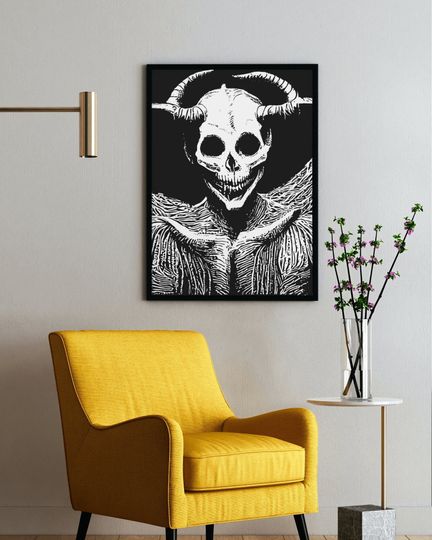 skeleton print | halloween wall art | halloween decor | halloween poster