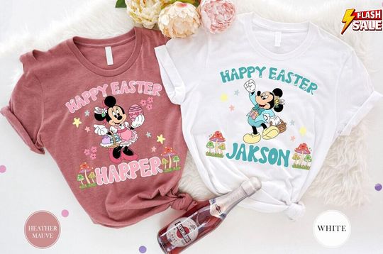 Custom Disney Easter Vacation Family Egg Custom T Shirt