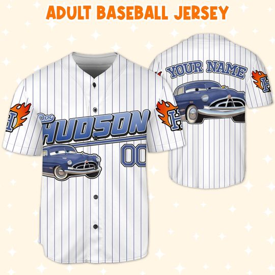 Personalized Hudson-navy Disneyland Baseball Jersey