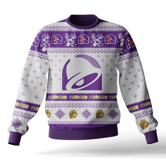Xmas Taco Bell Ugly Christmas Sweater