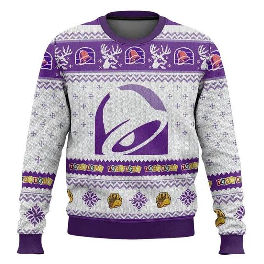 Xmas Taco Bell Ugly Christmas Sweater