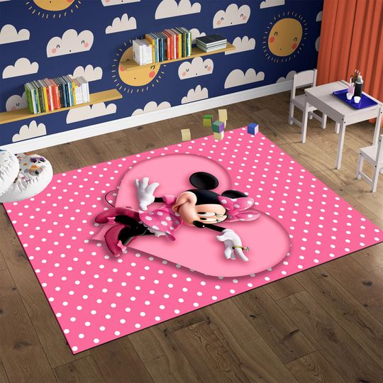 Minnie Mouse Disney Kids Room Rug