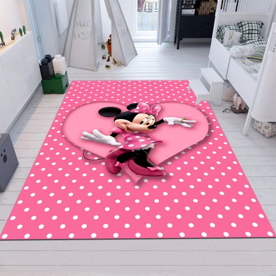 Minnie Mouse Disney Kids Room Rug