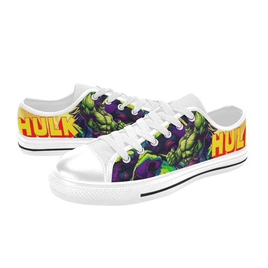 Hulk Low Top Shoes Sneakers Disney Low Sneakers