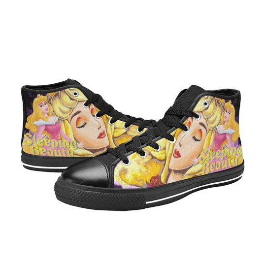 Sleeping Beauty High Top Shoes Sneakers