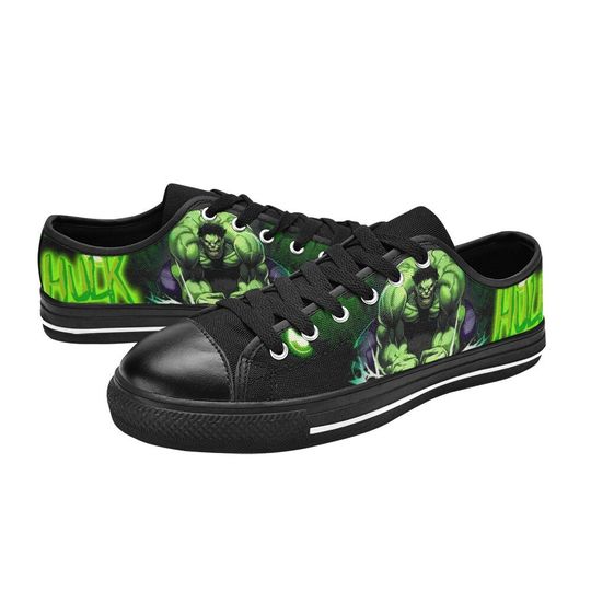 Hulk Low Top Shoes Sneakers Disney Low Sneakers