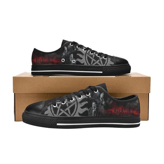 Supernatural Low Top Shoes Sneakers, Supernatural Shoes