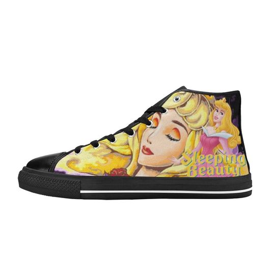 Sleeping Beauty High Top Shoes Sneakers