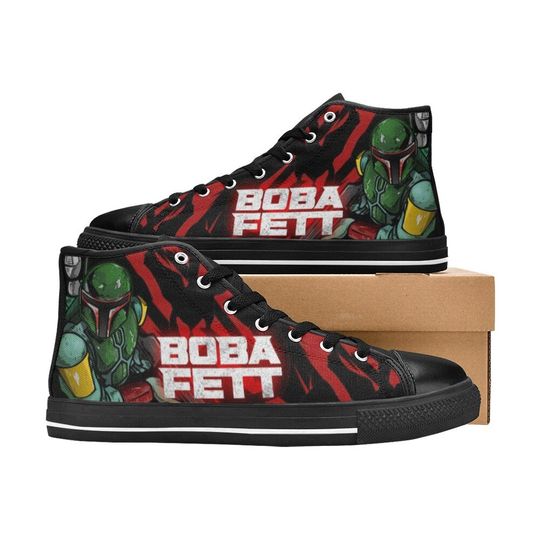 Boba Fett High Top Shoes Sneakers