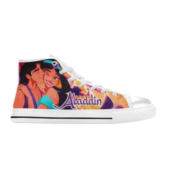 Princess Jasmine Aladdin High Top Shoes Sneakers