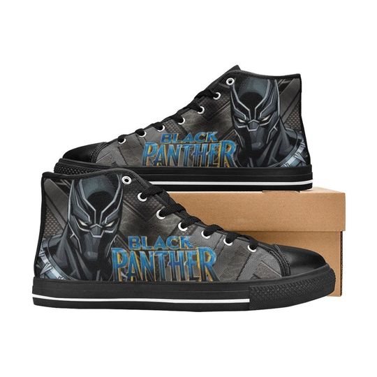 Black Panther High Top Shoes Sneakers