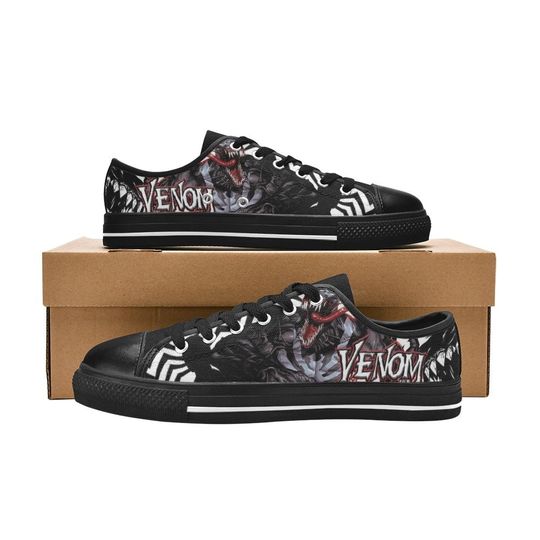 Venom Low Top Shoes Sneakers Disney Low Sneakers