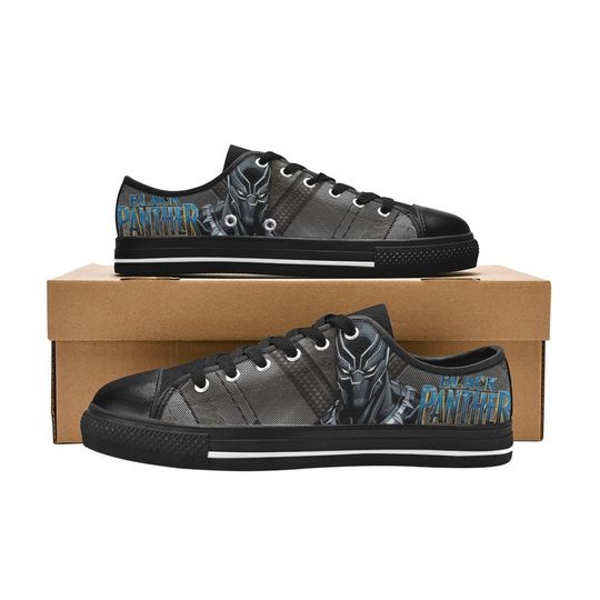 Black Panther Low Top Sneakers, Black Panther Sneakers