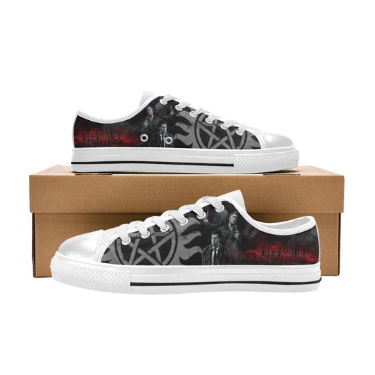 Supernatural Low Top Shoes Sneakers, Supernatural Shoes