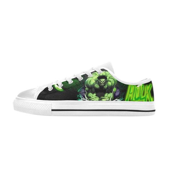 Hulk Low Top Shoes Sneakers Disney Low Sneakers