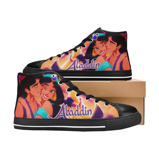 Princess Jasmine Aladdin High Top Shoes Sneakers