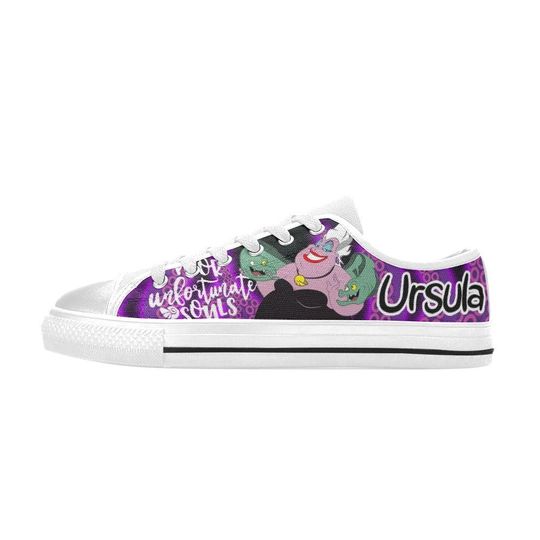 Ursula Low Top Shoes Sneakers Disney Low Sneakers