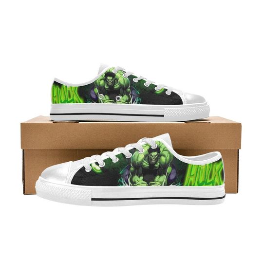 Hulk Low Top Shoes Sneakers Disney Low Sneakers