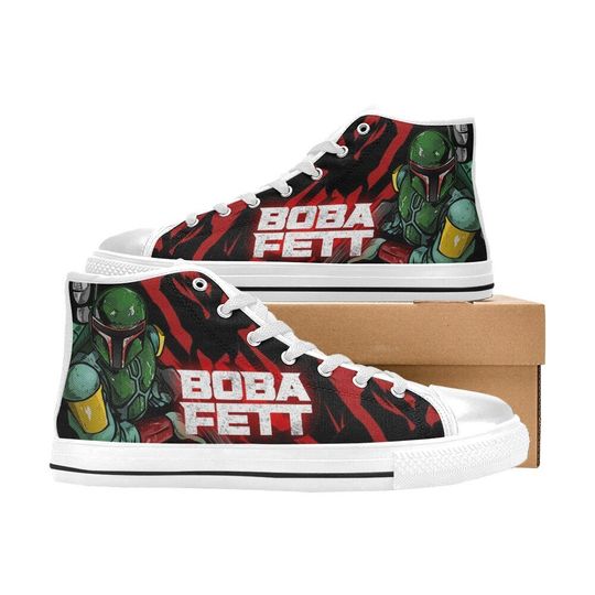 Boba Fett High Top Shoes Sneakers