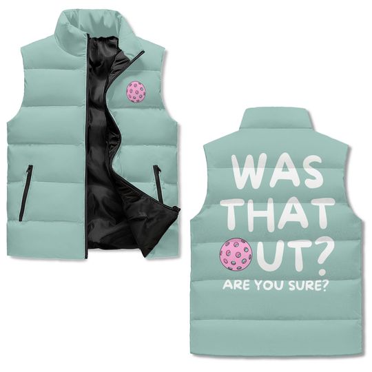 Pickleball Puffer Sleeveless Jacket