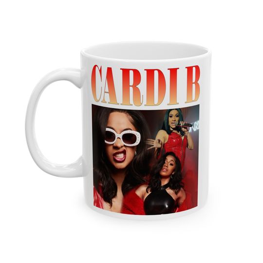 Cardi B Tribute Mug - Iconic Rapper Kitchen & Dining Mug