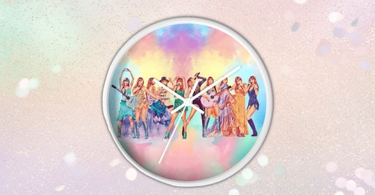 Eras Tour Taylors Version Round Shape Wall Clock
