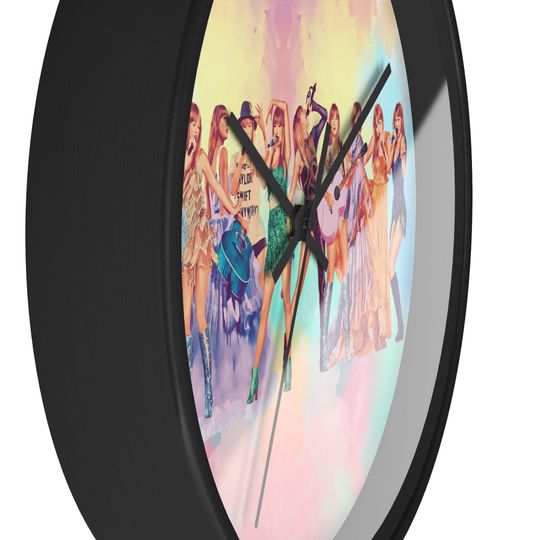Eras Tour Taylors Version Round Shape Wall Clock