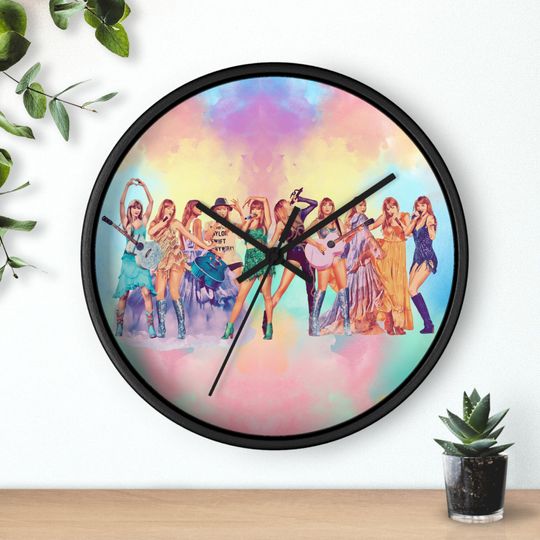 Eras Tour Taylors Version Round Shape Wall Clock