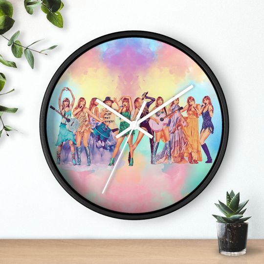Eras Tour Taylors Version Round Shape Wall Clock