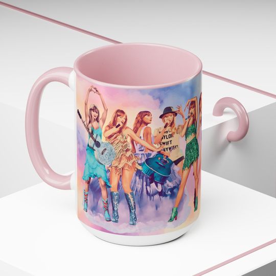 Swiftea Taylor's Eras Tour 15 Ounce Accent Mug