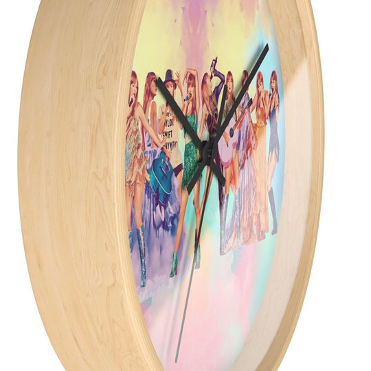 Eras Tour Taylors Version Round Shape Wall Clock
