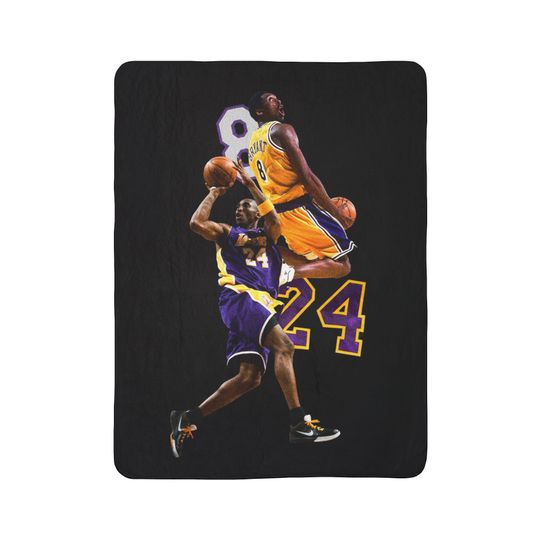 Kobe Bryant Sherpa Blanket | Lakers Fan Gift