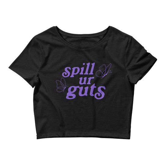 Spill Ur Guts Olivia Rodrigo Crop Top