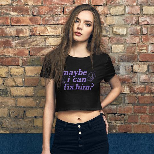 Maybe I Can Fix Him? Olivia Rodrigo Inspired Crop Top