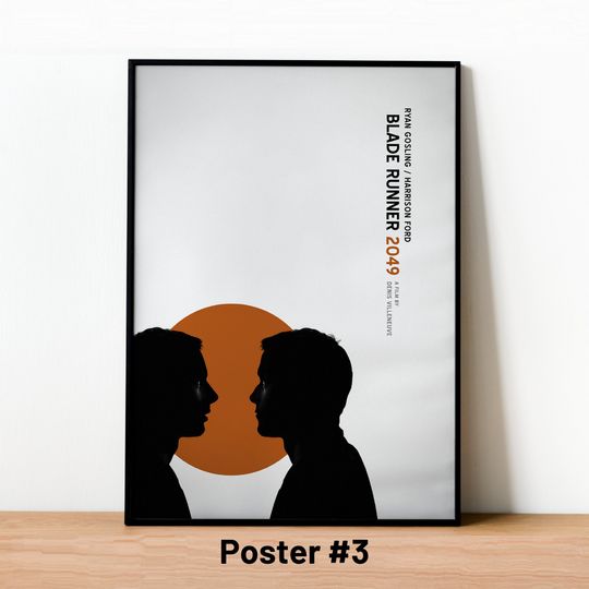 Blade Runner 2049 Poster, Modern Movie Poster