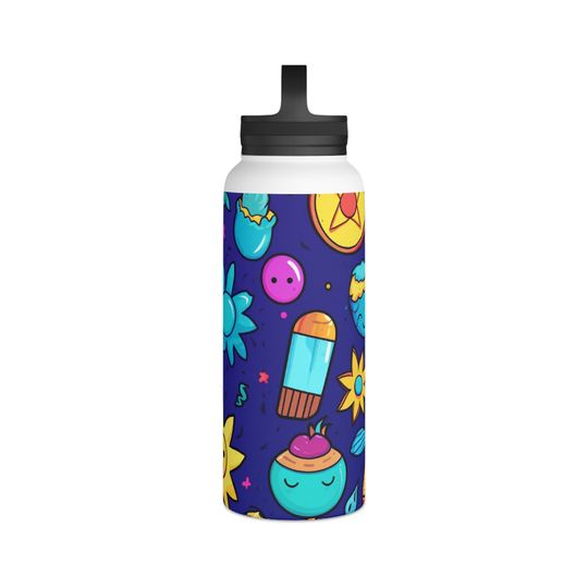 Stainless Steel Water Bottle, Handle Lid, Bottle Gift
