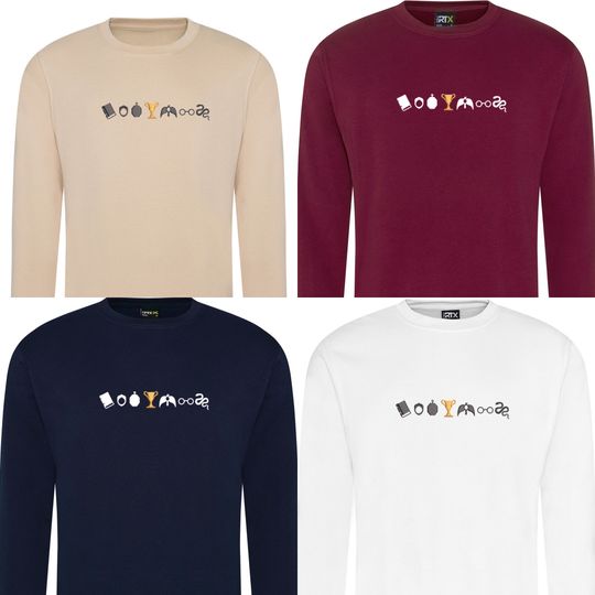 Horcrux Inspired Embroidered Jumper/ Sweatshirt / Unisex Gift