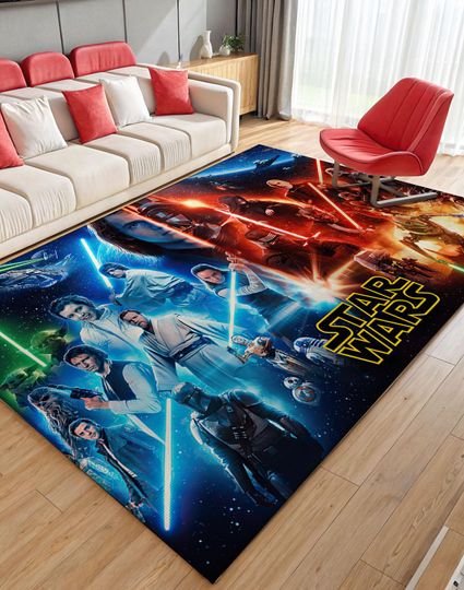 Star Wars Rug: Darth Vader, Custom Kids Room Decor