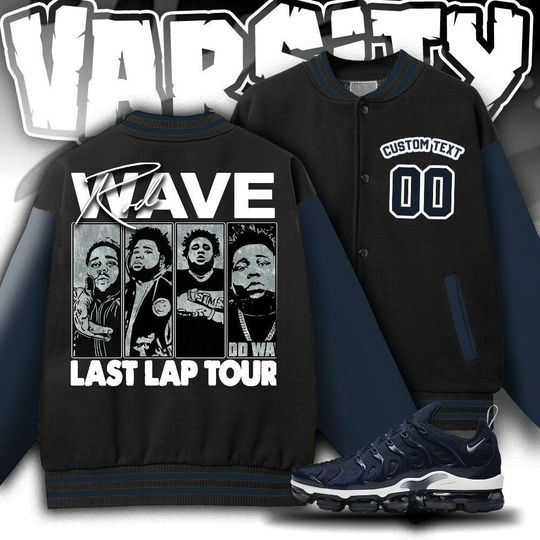 Custom  Varsity Jacket, Rod Wave Last Lap Tour