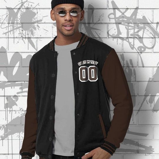 Custom Dunk Low Baroque Brown Unisex Varsity Jacket, Rd Wave Last Lap Tour, Varsity Jacket