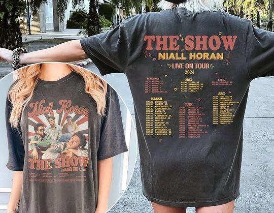 Niall Horan Tracklist Graphic Shirt, The show Live on tour 2024 Sweatshirt