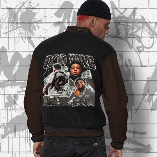 Custom Dunk Low Baroque Brown Unisex Varsity Jacket, Rd Wave Last Lap Tour, Varsity Jacket